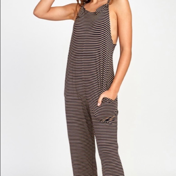 RVCA Pants - NWOT RVCA Jayden Knit Jumpsuit Size 12